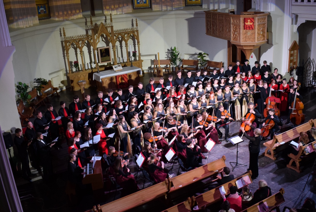 VU Kamerinis orkestras ir choras Gaudeamus Maskvoje