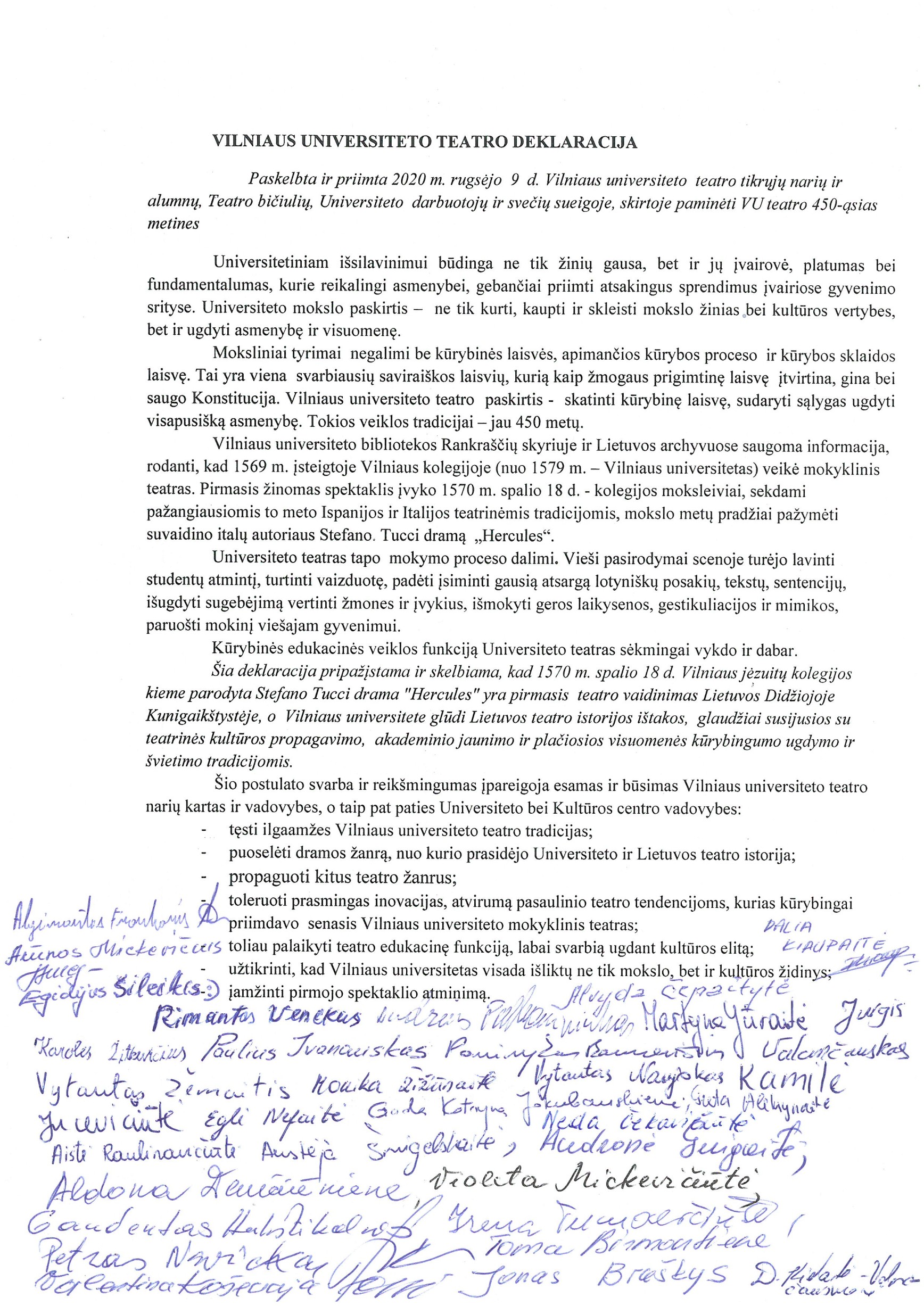 VU Teatro deklaracija 2020 09 09 1 small